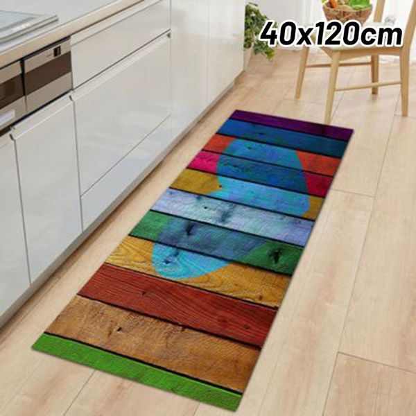 

320g non-slip waterproof kitchen door mat home floor rug carpet 40*120cm for bathroom, ly bath mats