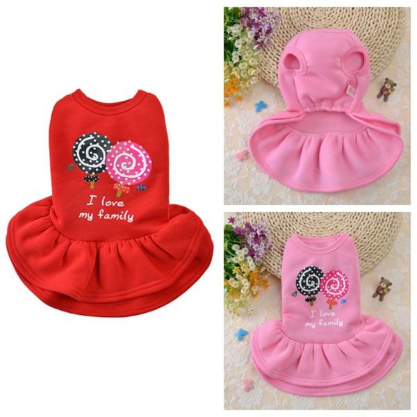 

dog apparel puppy clothes dress sweety princess party skirt wedding pet outfit outdoor chihuahua teddy cloth