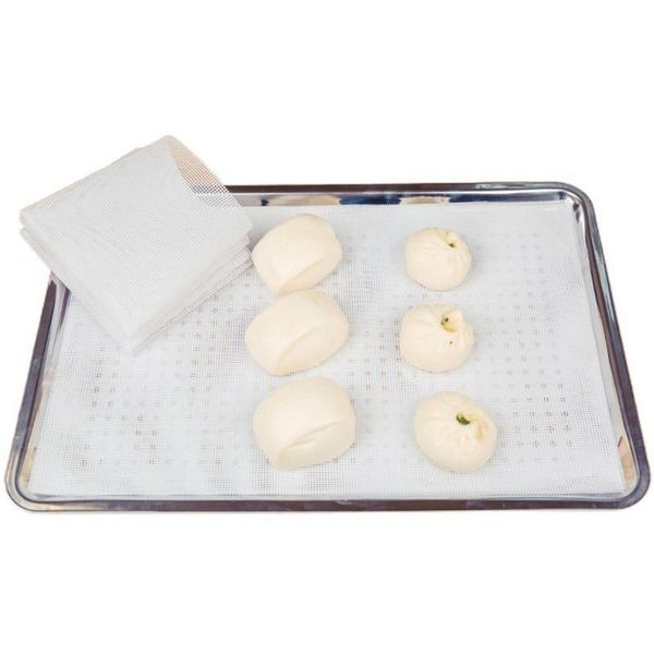 

mats & pads practical square silicone steamer non-stick pad baking tools steamed buns pastry dim sum mesh home kitchen