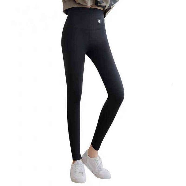 

2021 ug barbie pants 2.0 cashmere shark autumn and winter women wear hip lifting thin leg leggings, Black;white