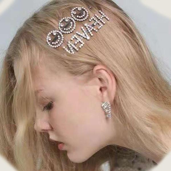 

hair clips & barrettes three smiles cute girls hairpins hollow heaven luxury rhinestone wedding jewelry party gift for women fj050, Golden;silver