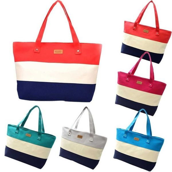 

designer handbags crossbody bag backpack ladies brand womens canvas tote 3 color strip messenger shopping sac bandouli re femm@