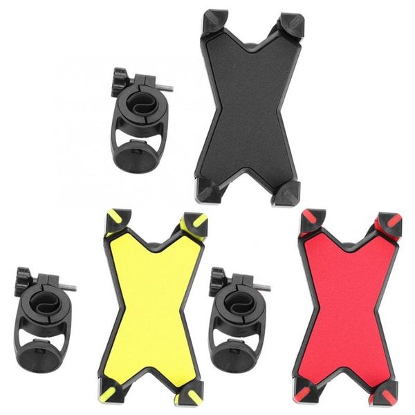 

car & truck racks 2021 bicycle phone holder for 3.5-6.2 inch smartphone adjustable support gps bike stand mount bracket