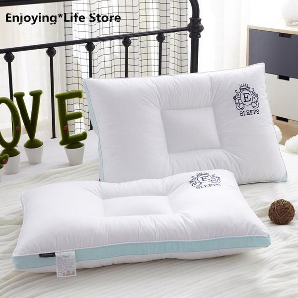 

pillow high-grade cotton neck health feather velvet core bed