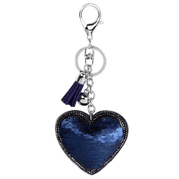 

keychains south korea velvet anti-shining piece peach heart key chain pendant women's luggage car accessories small gifts., Silver