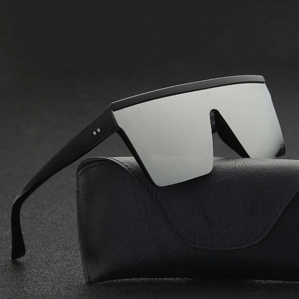 

2020 new style man flat brand black square shades uv400 gradient sunglasses for men cool a piece designer