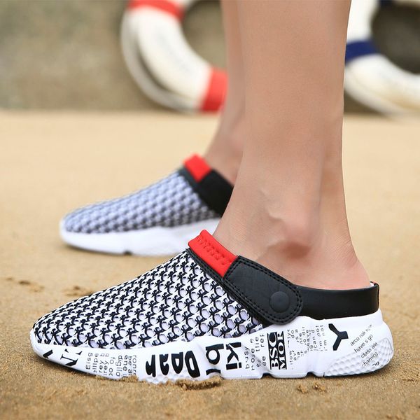 

summer sandals fashion shoes triple black white green platform sandal outdoor sports men women slippers