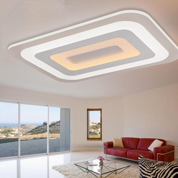 

modern led ceiling lights for indoor lighting plafon square lamp fixture living room bedroom lamparas de techo