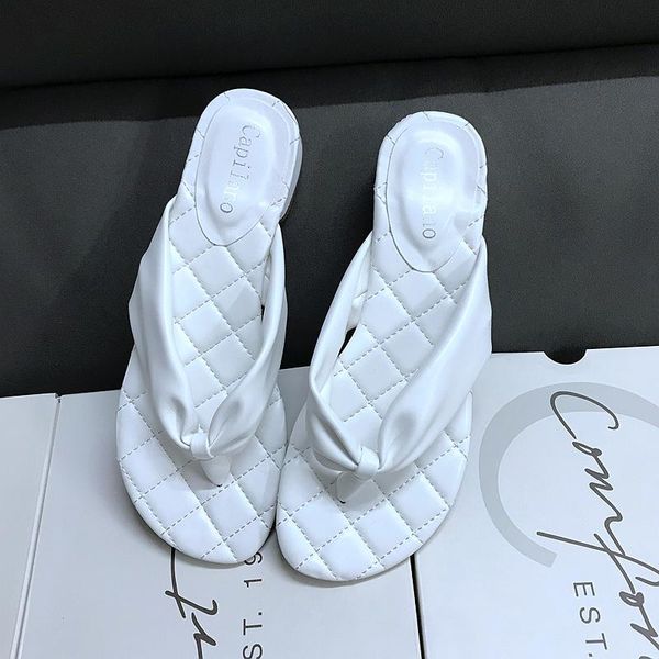 

slippers low soft shoes woman 2021 big size luxury slides rubber flip flops shale female beach comfort designer hawaiian sabot e, Black