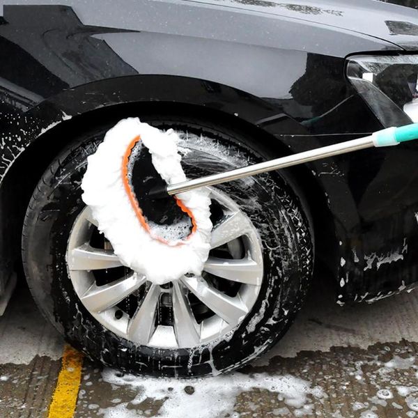 

car sponge long handle vehicle washing cleaning dust removal mop brush tool