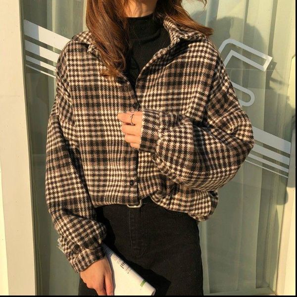 

ay1074 spring summer autumn women shirt fashion casual work overshirt ol, White