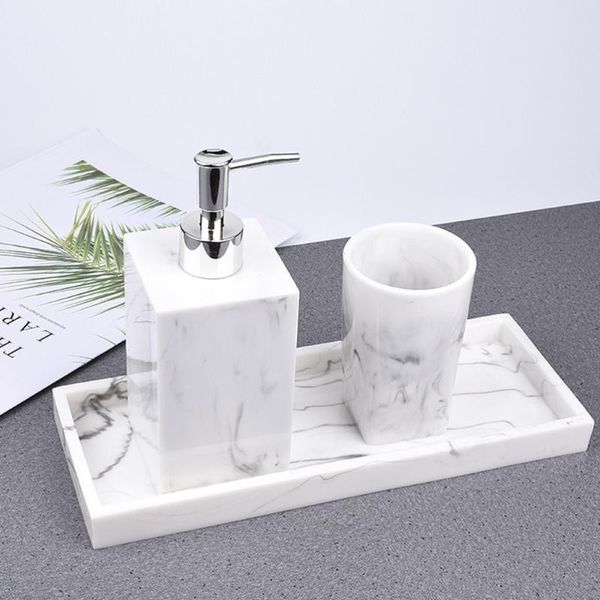

bath accessory set 1 bathroom soap dispenser bottle counterorganizer storage tray with cups