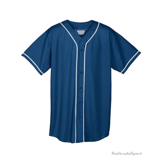 Personalizza Maglie da baseball Logo vuoto vintage cucito Nome Numero Blu Verde Crema Nero Bianco Rosso Uomo Donna Bambino Gioventù S-XXXL 1VRDR