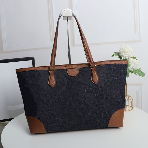 

lady classic denim tote crossbody bag designer handbag shoulder bags