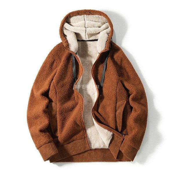

men's hoodies & sweatshirts winter 8xl bust 140cm oversized hoodie 7xl 6xl with fleece warm large size sweatshirt, Black