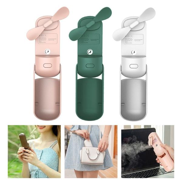 

electric fans mini handheld spray fan quiet portable pocket usb rechargeable personal for adults kids home travel