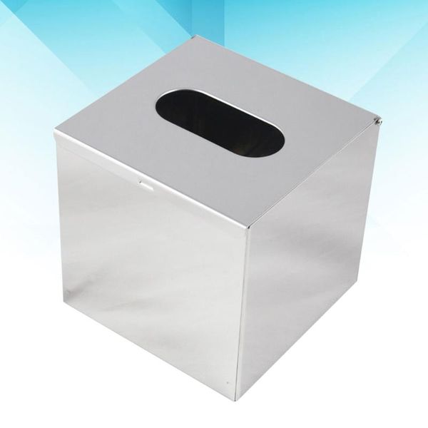 

tissue boxes & napkins 1pc 13cm stainless steel deskcover wall mounted napkin box waterproof roller paper organize holder for