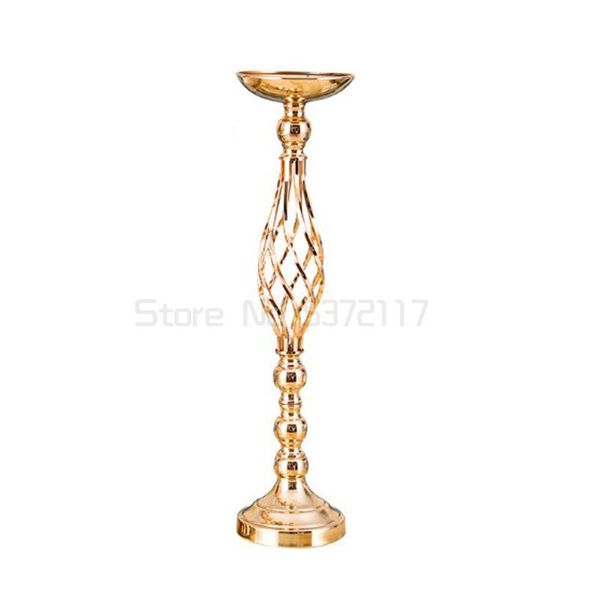 

candle holders metal gold silver table candlestick for wedding candelabra flowers vases