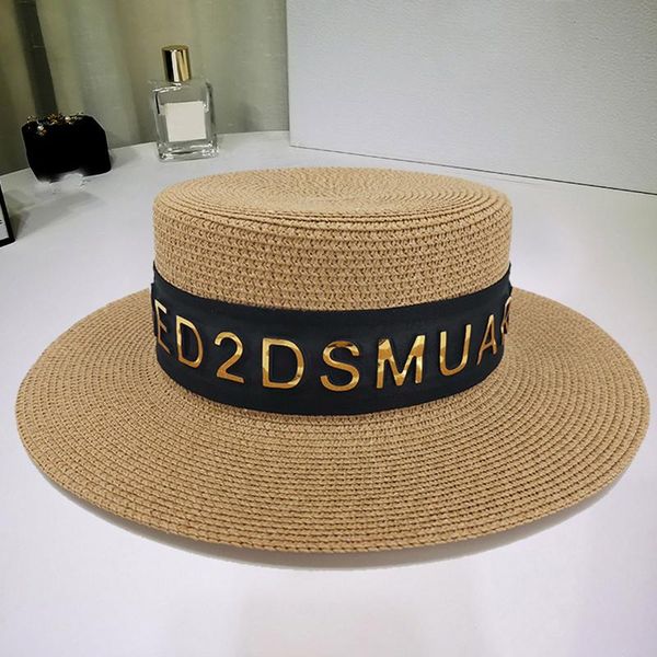 

wide brim hats women straw hat simple summer beach female casual lady flat sun cap girls uv protection caps chapeu feminino 2021, Blue;gray