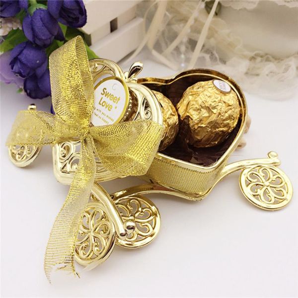 

gift wrap 20pcs/set romantic wedding favors decor creative acrylic pumpkin candy boxes party box with ribbon