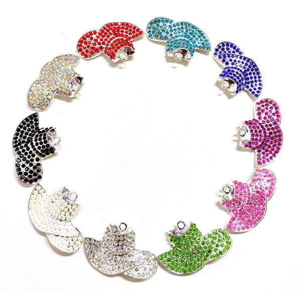 

10pcs cap charms for women's handmade jewelry accessories, Bronze;silver