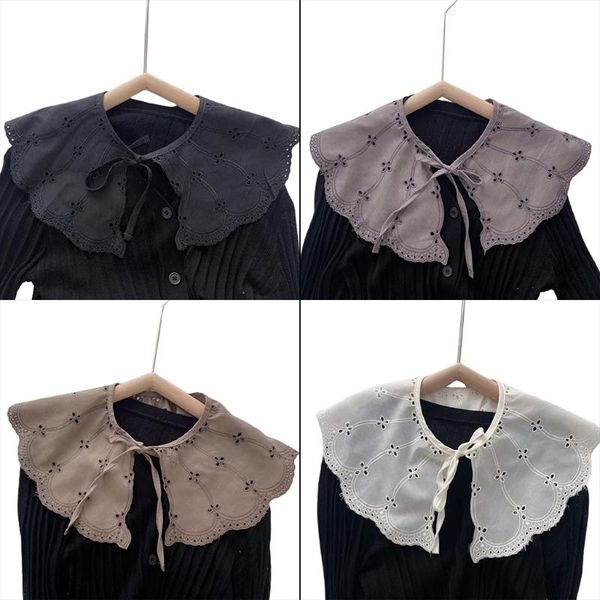 

neck ties x5xd women false collar lace fake shawl sweet detachable hollow out collars, Blue;purple