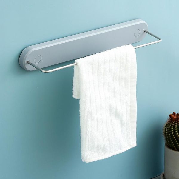 

towel racks simpler style home kitchen wall-mounted shelf practical self-adhesive rack bathroom holder frame