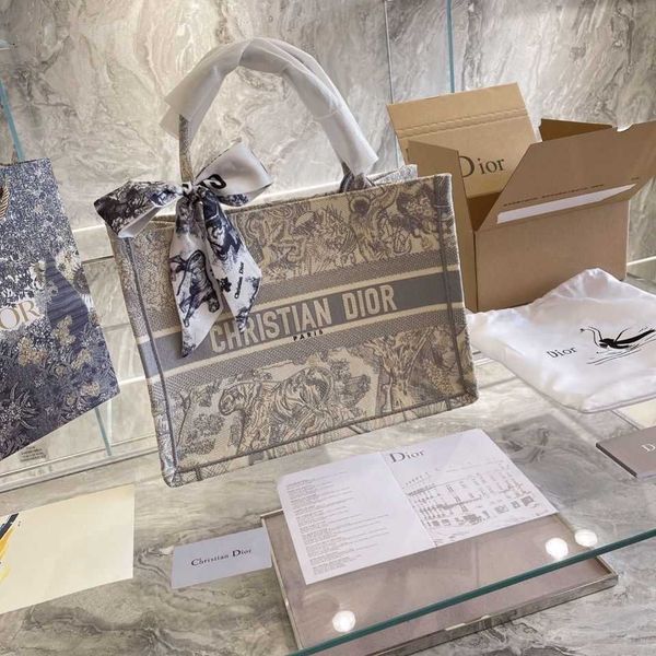 

d di ce 2021 casual fashion portable one shoulder shopping bag embroidered tote bag zly bags bags factory outlet zly p7h7