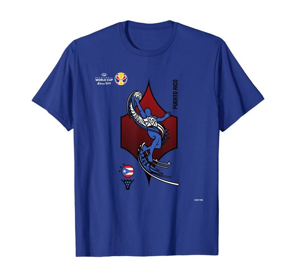 

fiba official your colours collection - puerto rico t-shirt, White;black