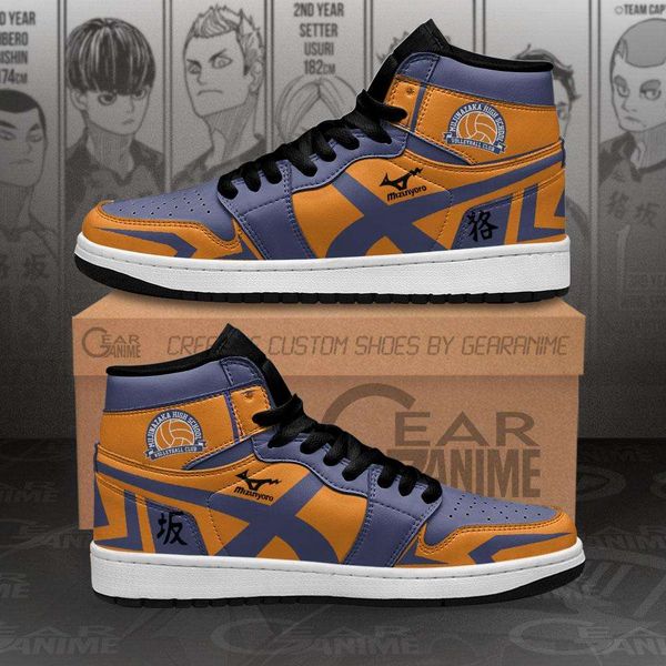 

customization mujinazaka high sneakers haikyuu custom anime shoes