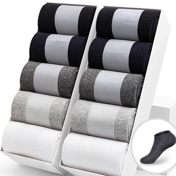

sports socks 10 pair men cotton breathable comfortable winter warm style black business casual street fashions ankle sock pack