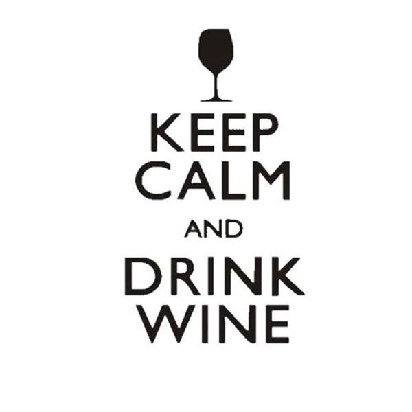 

8.6x15cm keep calm and drink wine funny vinyl decal car sticker car-styling