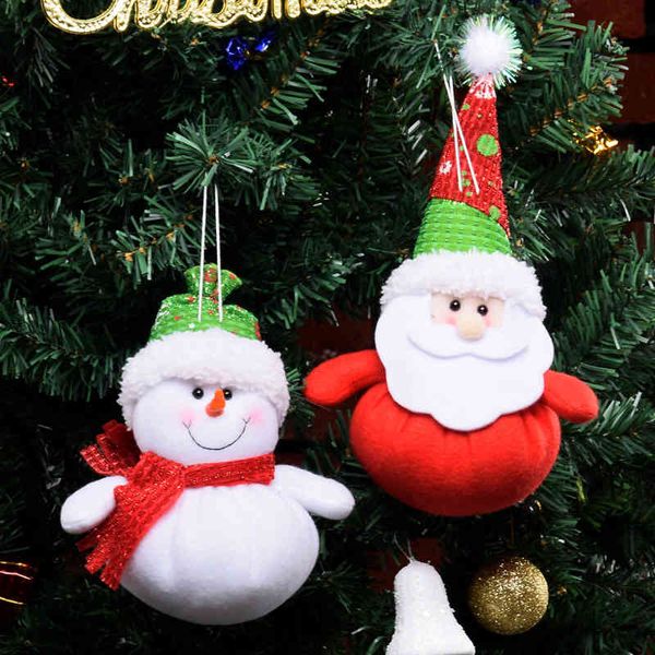 

new decorations snowman santa doll christmas tree cloth pendant selling gifts