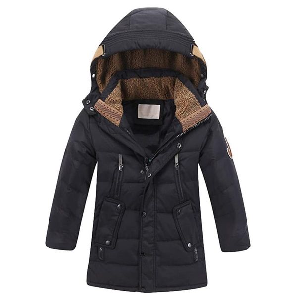 

down coat jackets for born baby boys girls kids girls' boys' hooded coats winter warm solid puffers outerwear, Blue;gray