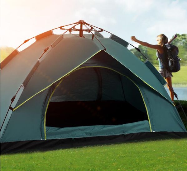 

portable outdoor full-automatic tents shelters shade uv protection ultralight backpack tent for hiking picnic park traveling fishing beach s