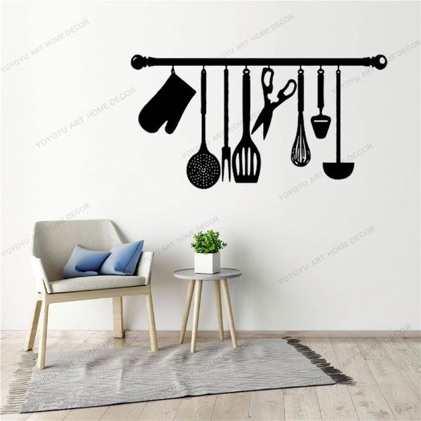 

wall stickers kitchen ware sticker decal diy cartoon decorative easy dw9767
