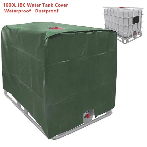 

shade green ibc container 1000 liters aluminum foil waterproof and dustproof cover rainwater tank oxford cloth uv protection