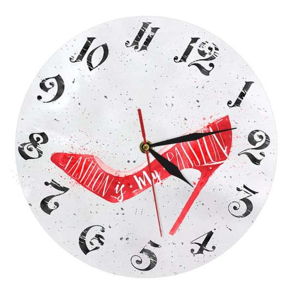 

wall clocks creative clock hanging round for home office school without battery