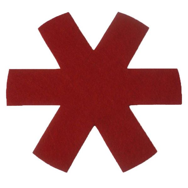 

mats & pads 4 pieces / set of non-woven pots and pans separator scratch protector six petal flower pot mat