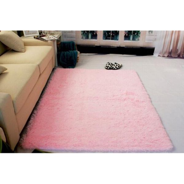 

carpets 120*160cm living room carpet shag rug for children play (pink)