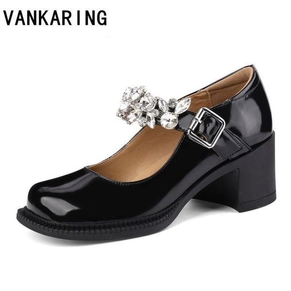 

dress shoes mary jane cowhide women's high heel platform women pumps office lady work shoe party wedding black beige