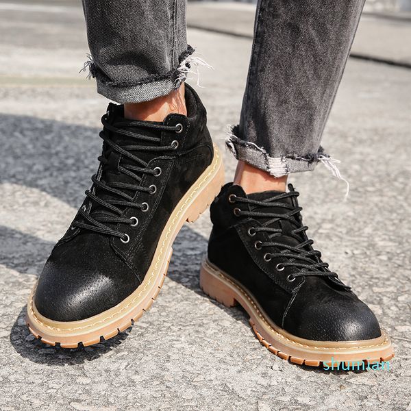 Venda quente - Designer barato Mens de luxo mulheres botas inverno botas 2019 preto marrom de qualidade superior militar triplo martin botas tamanho 38-44