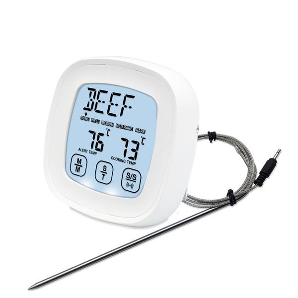 

barbecue thermometer kitchen timer household oven cooking meat food touch electronic thermometer probe type
