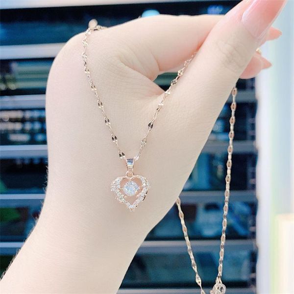 

pendant necklaces women's neck chain choker jewelry on the silver 925 diamond luxury 2021