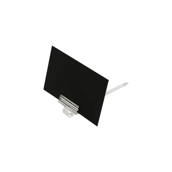 

deskname holder card display stand clip on edgings