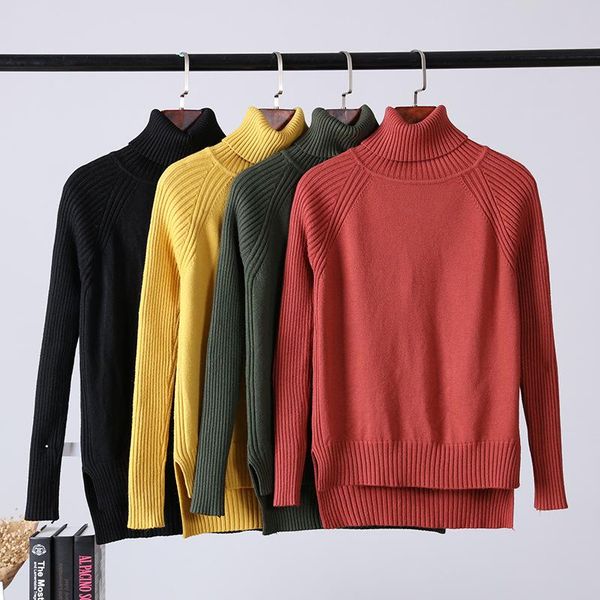 

women's sweaters onlysvter autumn winter warm women turtleneck sweater long sleeve thick female jumper soft knitted pullover pull, White;black