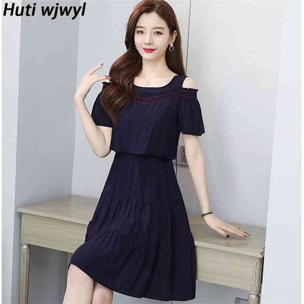 

women solid chiffon vintage sundress bodycon party casual runway vestidos spring summer off-the-shoulder mini dresses 210528, Black;gray