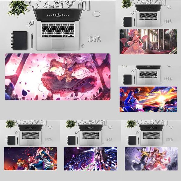 

mouse pads & wrist rests fashion touhou project anime beautiful mat x xl xxl non slip cushion thickness 2mm lockedge equal le