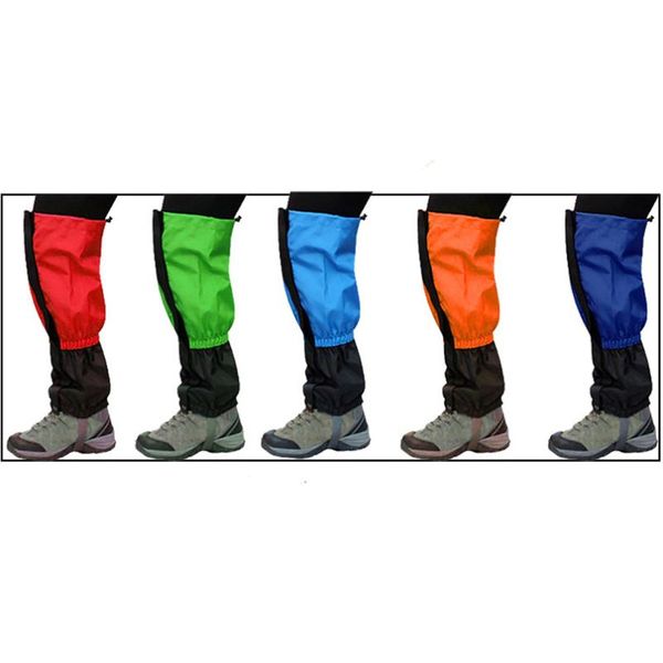 

waterproof ski leg sleeves hiking camping mountain climbing gaiters dustproof cycling warmers #2o30#f arm &, Black