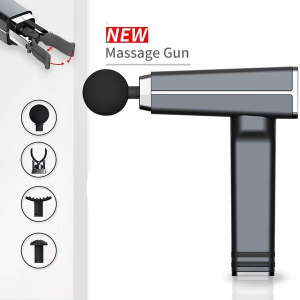 

modes muscle massage gun body massager portable light electric pain relief relaxing with 4 head xa74u
